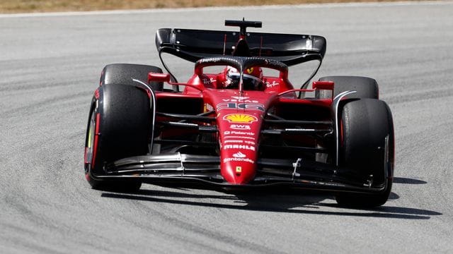 Charles Leclerc vom Team Ferrari ist in Spanien vorzeitig ausgeschieden.