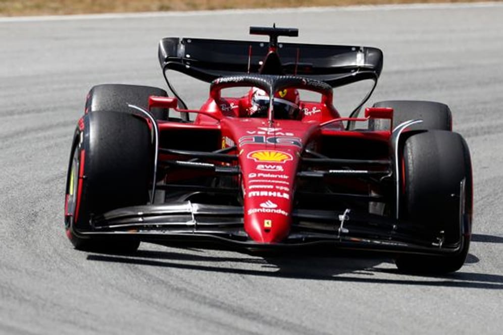 Charles Leclerc vom Team Ferrari ist in Spanien vorzeitig ausgeschieden.