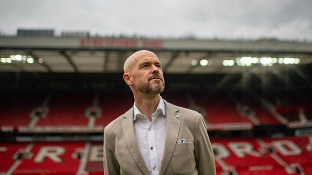 Erik ten Hag, neuer Trainer von Manchester United. Erik ten Hag, neuer Trainer von Manchester United.
