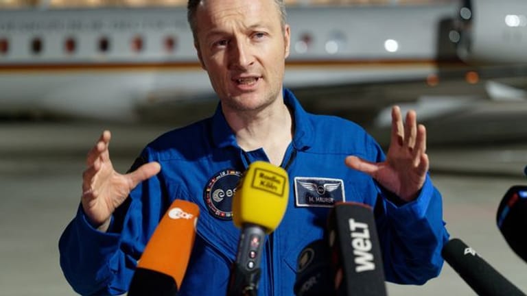 Der deutsche Astronaut Matthias Maurer hat ein halbes Jahr auf der ISS verbracht.