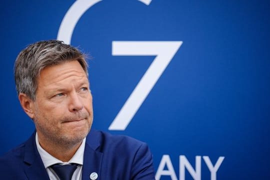 Robert Habeck beim Treffen der G7-Minister für Klima, Energie und Umwelt.