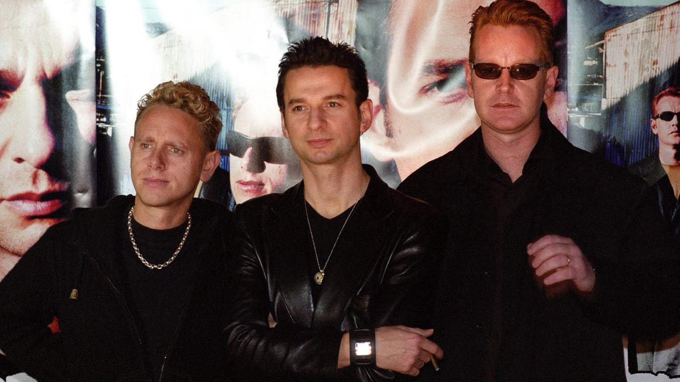Martin Gore, Dave Gahan und Andy Fletcher: Sie waren seit 1995 die Besetzung von Depeche Mode.