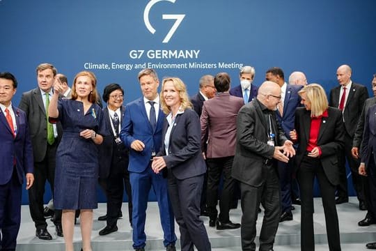 Die G7-Ministerinnen und -Minister für Klima, Energie und Umwelt beraten in Berlin.