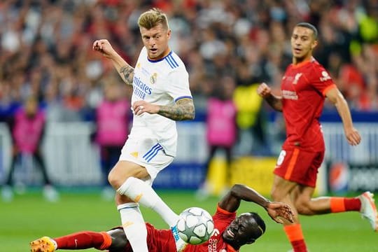 Toni Kroos war nach dem Finale gegen Liverpool auf die Fragen eines Reporters nicht gut zu sprechen.