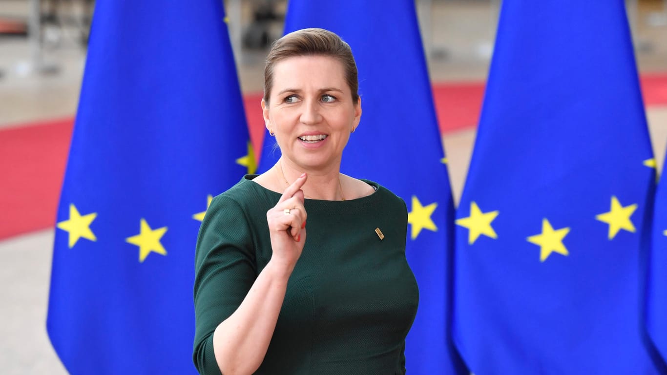 Mette Frederiksen hat sich von der EU-Kritikerin zur EU-Freundin gewandelt.