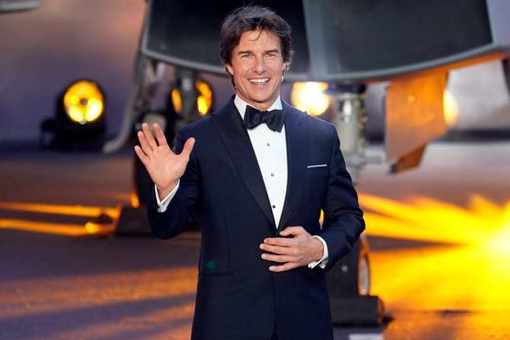 Tom Cruise bei der Premiere von "Top Gun: Maverick" in London.