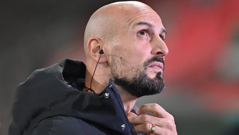 Antonio Di Salvo: der 42-Jährige ist seit September 2021 Trainer der deutschen U21-Nationalmannschaft.