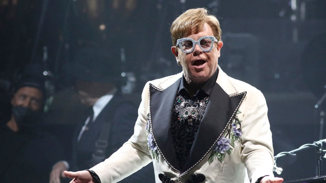 Sir Elton John im Madison Square Garden bei seiner Farewell Yellow Brick Road Tour.
