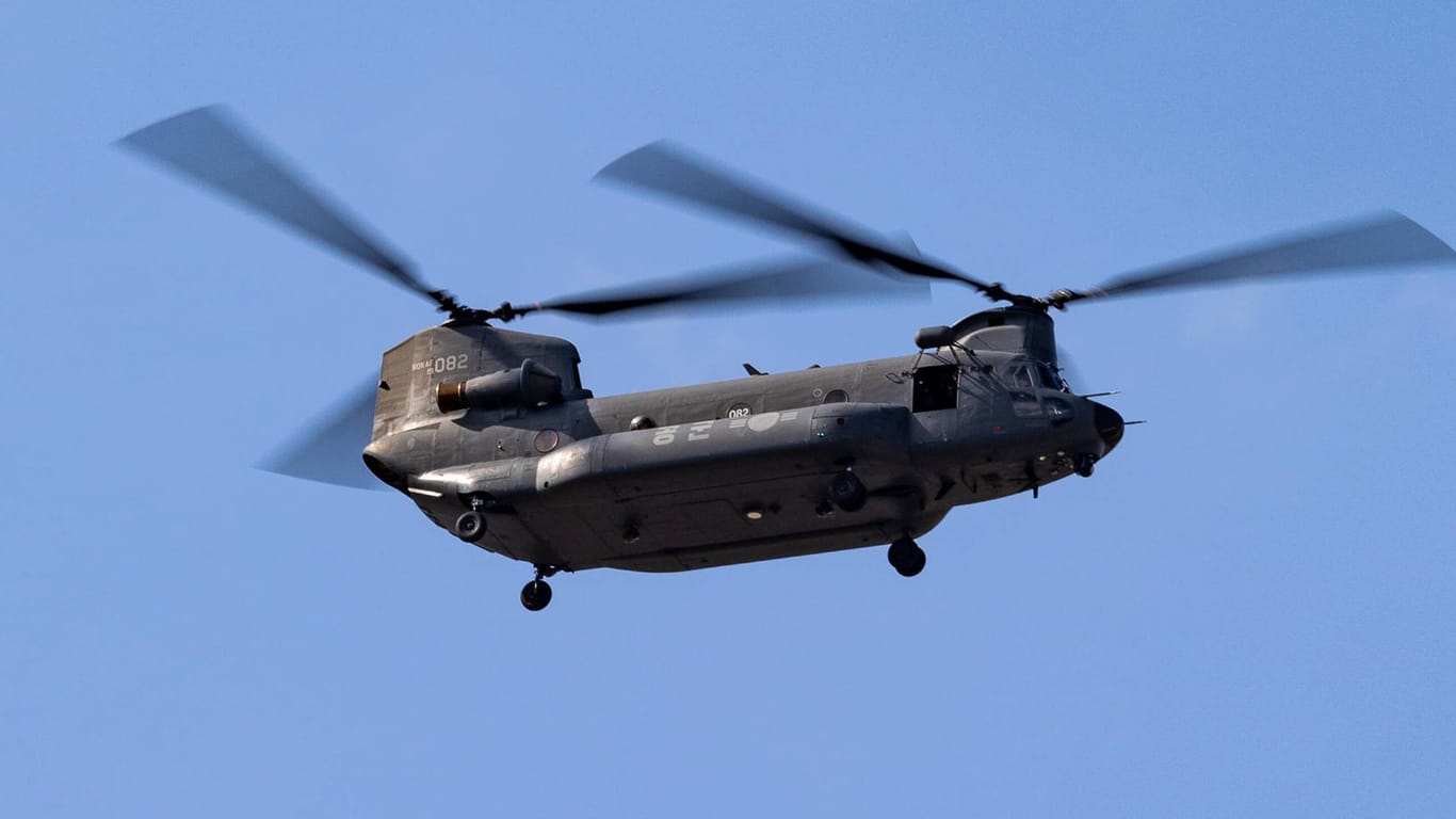 Der CH-47F im Einsatz der südkoreanischen Armee: Für den Kauf sind etwa fünf Milliarden Euro aus dem Sondervermögen vorgesehen.