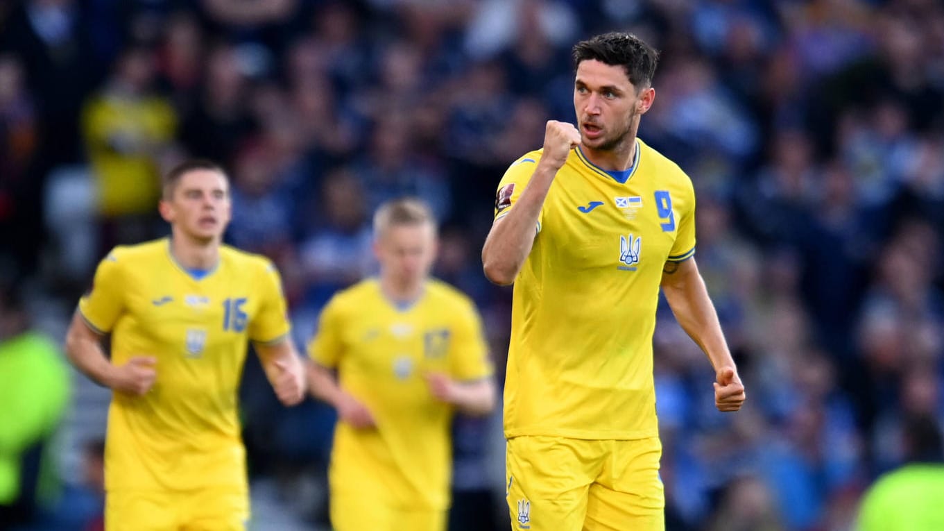 Roman Yaremchuk: Der Stürmer von Benfica Lissabon trug mit seinem Treffer zum Sieg der Ukraine gegen Schottland bei.