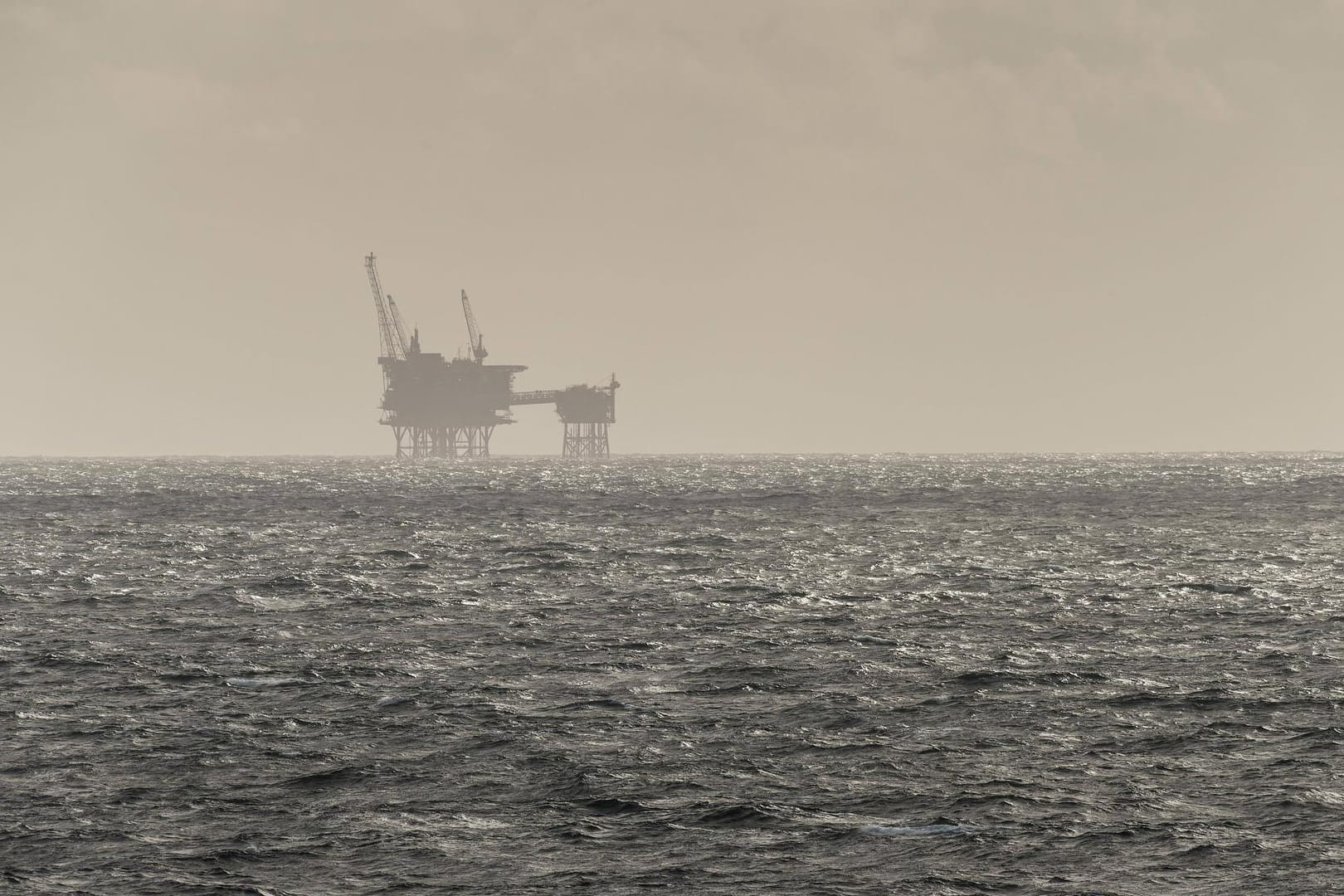 Öl-Bohrinsel in der Nordsee: Deutschland und die Niederlande planen ein neues Gasfeld zu erschließen.