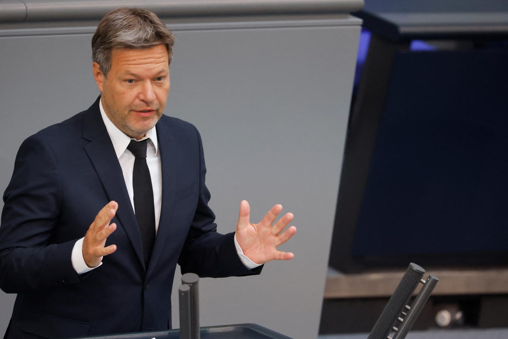 Robert Habeck: "Die Zeit arbeitet gegen Russland." Robert Habeck: "Die Zeit arbeitet gegen Russland."