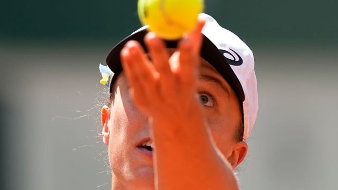 Iga Swiatek steht bei den French Open im Finale.