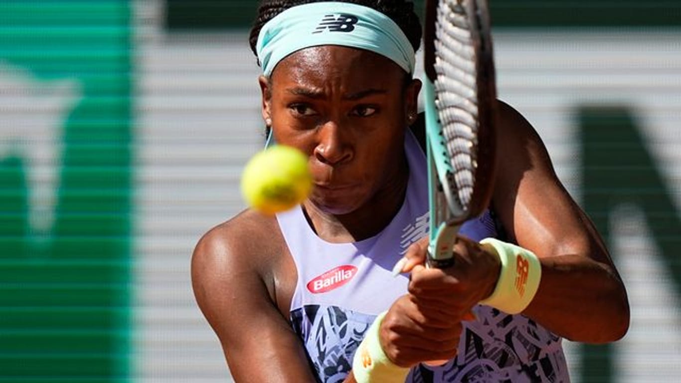 Die Amerikanerin Coco Gauff wird im Finale der French Open auf die Polin Iga Swiatek treffen.