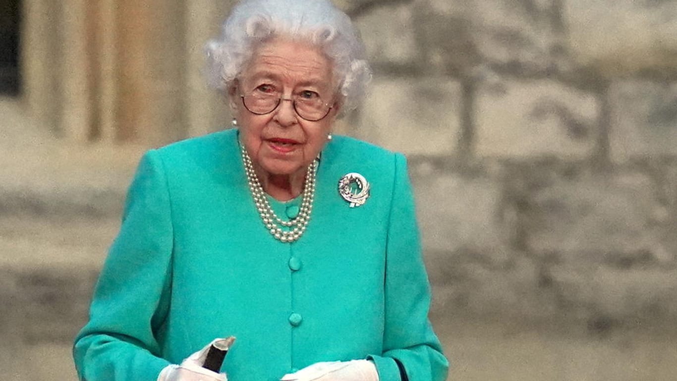 Queen Elizabeth II.: Sie zeigte sich am Donnerstagabend noch einmal in Windsor.