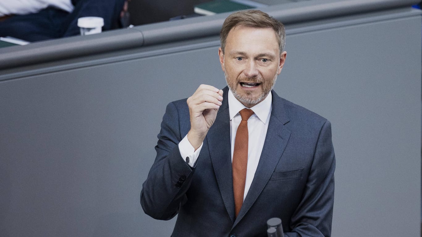 Christian Lindner, Bundesfinanzminister: Der FDP-Politiker hatte den Haushaltsplan vorgelegt.