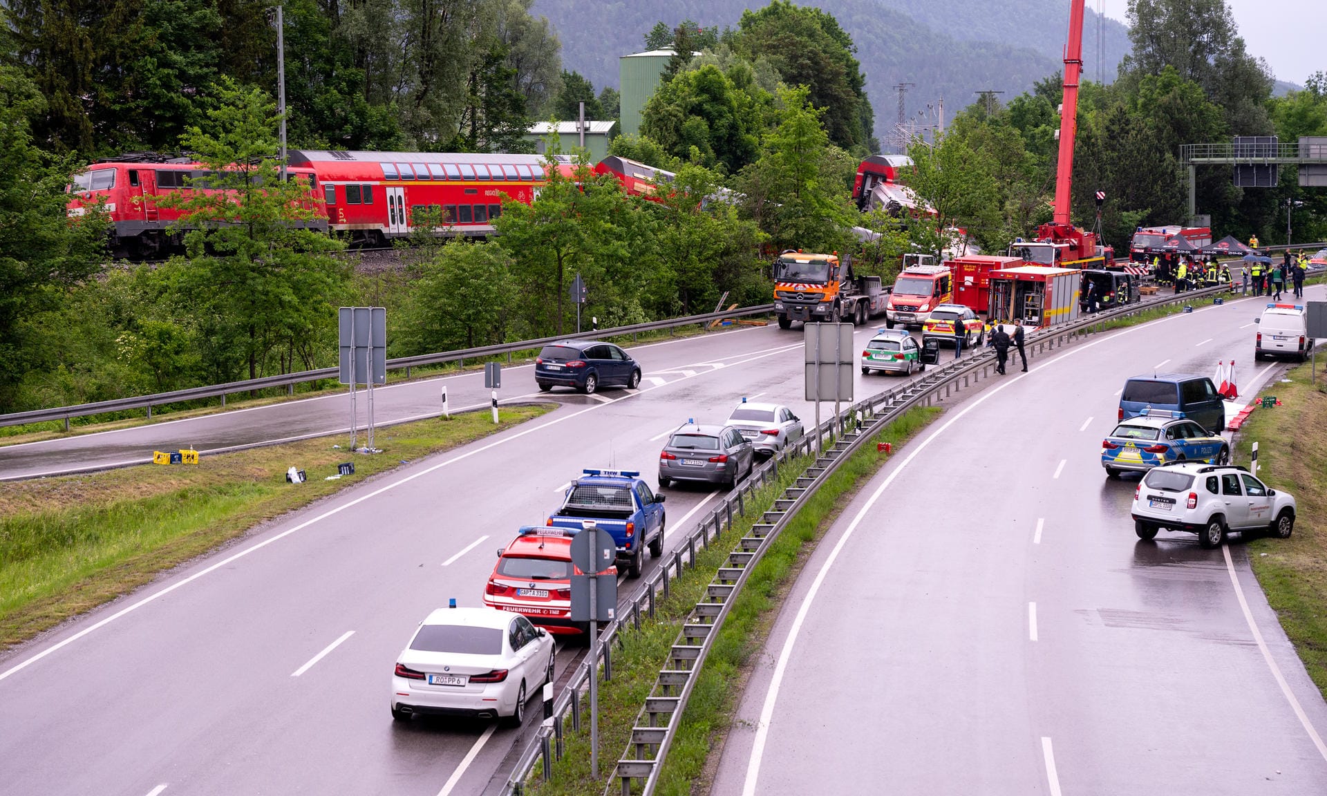 Tote bei Zugunglück in Oberbayern