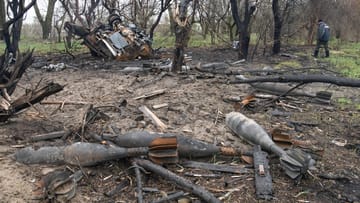 Una imagen de la devastación después de los ataques en Ivanivka (foto de archivo): La lucha continúa en la región de Cherson.