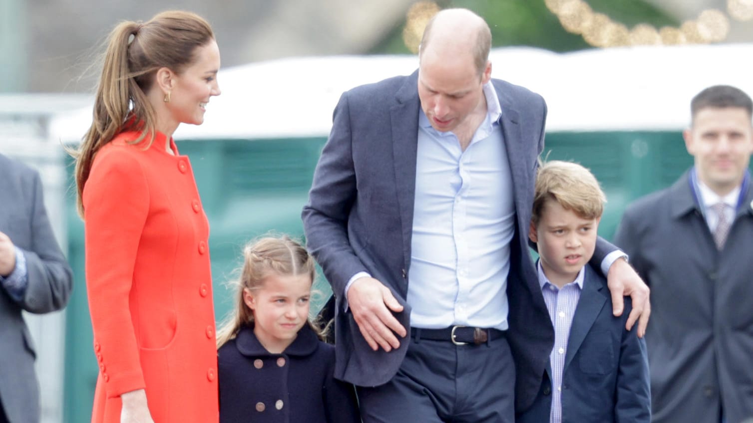 Die Cambridges mit ihren beiden älteren Kindern