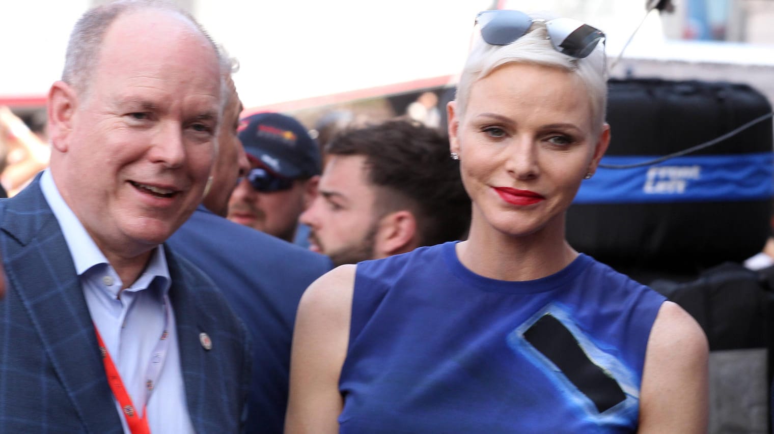 Ein aktuelles Foto des Paares: Fürst Albert und Fürstin Charlène beim Formel-1-Rennen in Monaco. Ein aktuelles Foto des Paares: Fürst Albert und Fürstin Charlène beim Formel-1-Rennen in Monaco.