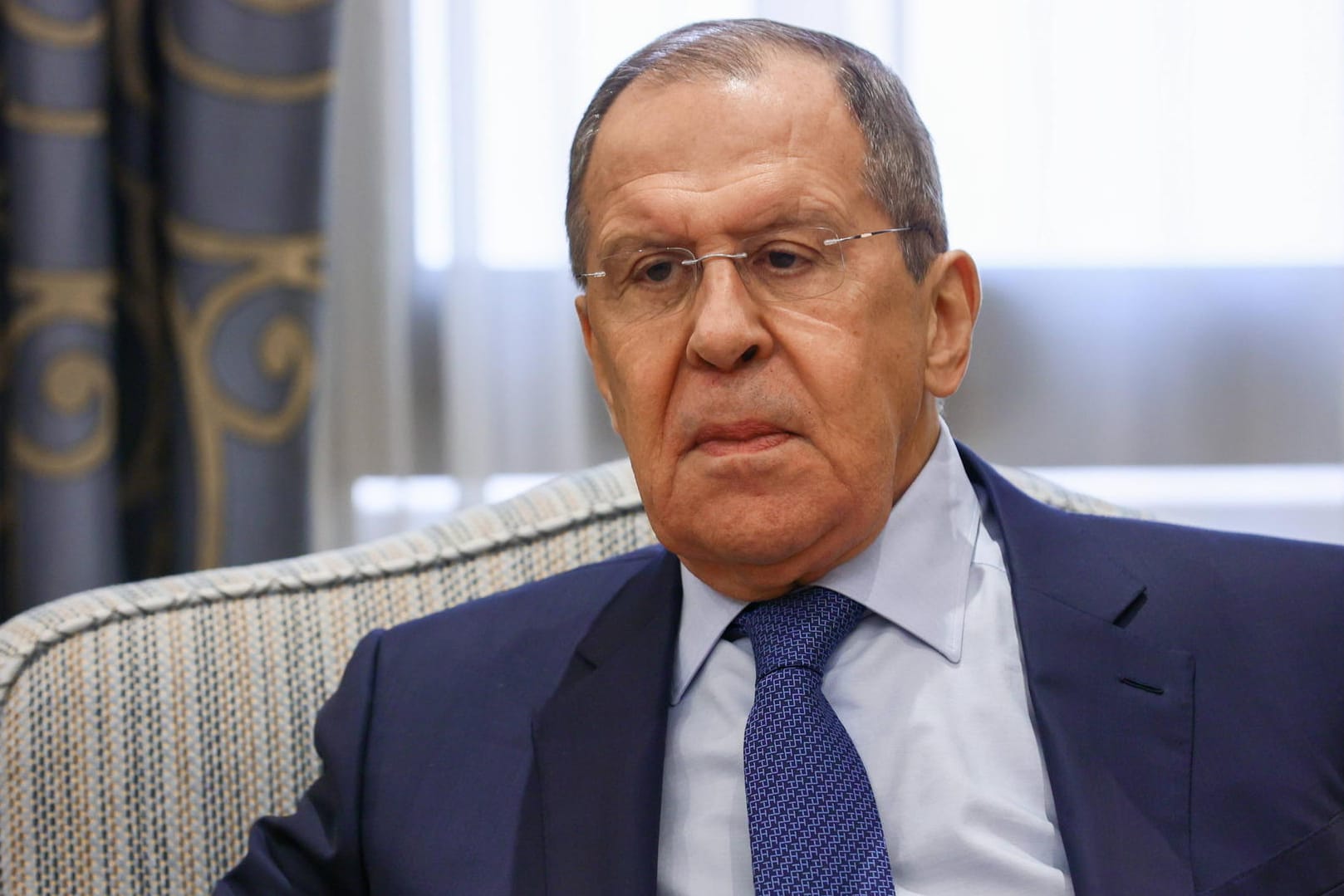 Sergej Lawrow, Russlands Außenminister: Er fliegt nach Ankara. Auf der Tagesordnung stehen dort auch mögliche Getreidelieferungen aus der Ukraine.