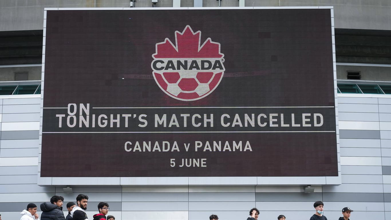 Cancelled: Das Länderspiel Kanada gegen Panama fand nicht statt.