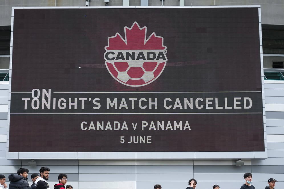 Cancelled: Das Länderspiel Kanada gegen Panama fand nicht statt.