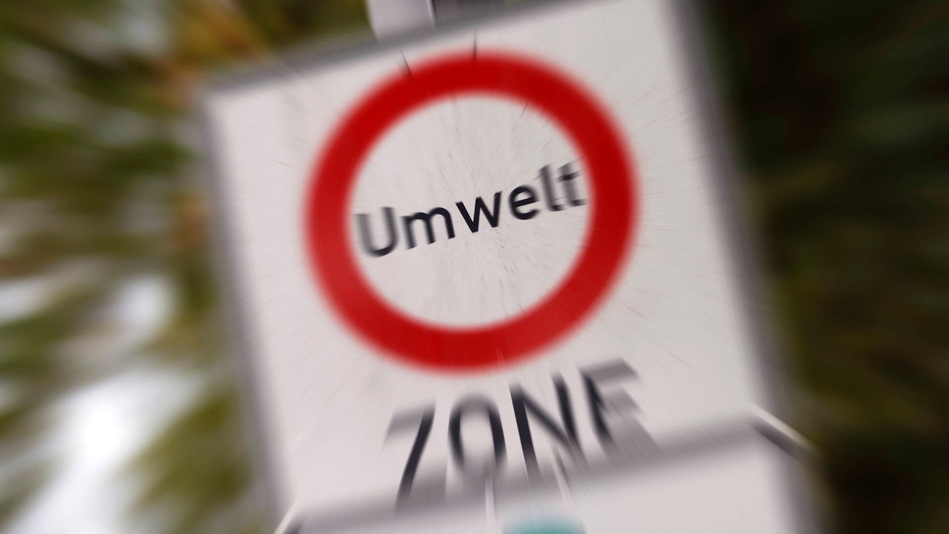 Umweltzone: Wer hier mit dem Auto rein will, braucht eine Plakette.