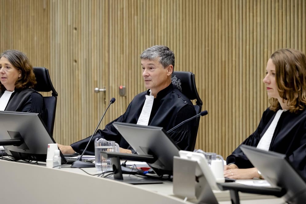 Die Richter im Amsterdamer Gericht: Die Tat hatte die Niederländer schwer geschockt.