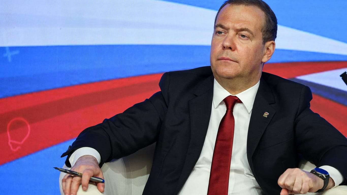 Ehemaliger russischer Präsident und stellvertretender Vorsitzender des Sicherheitsrats: Medwedew veröffentlicht zunehmend hart formulierte Beiträge.