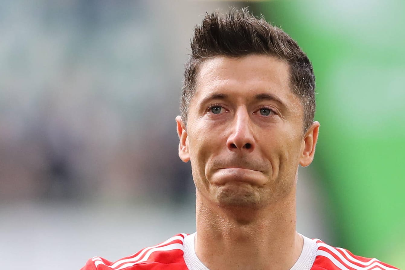 Robert Lewandowski: Der Angreifer will die Bayern nach acht Jahren verlassen.