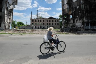 Borodyanka nahe Kiew: Die Stadt ist bei russischen Angriffen massiv zerstört worden.