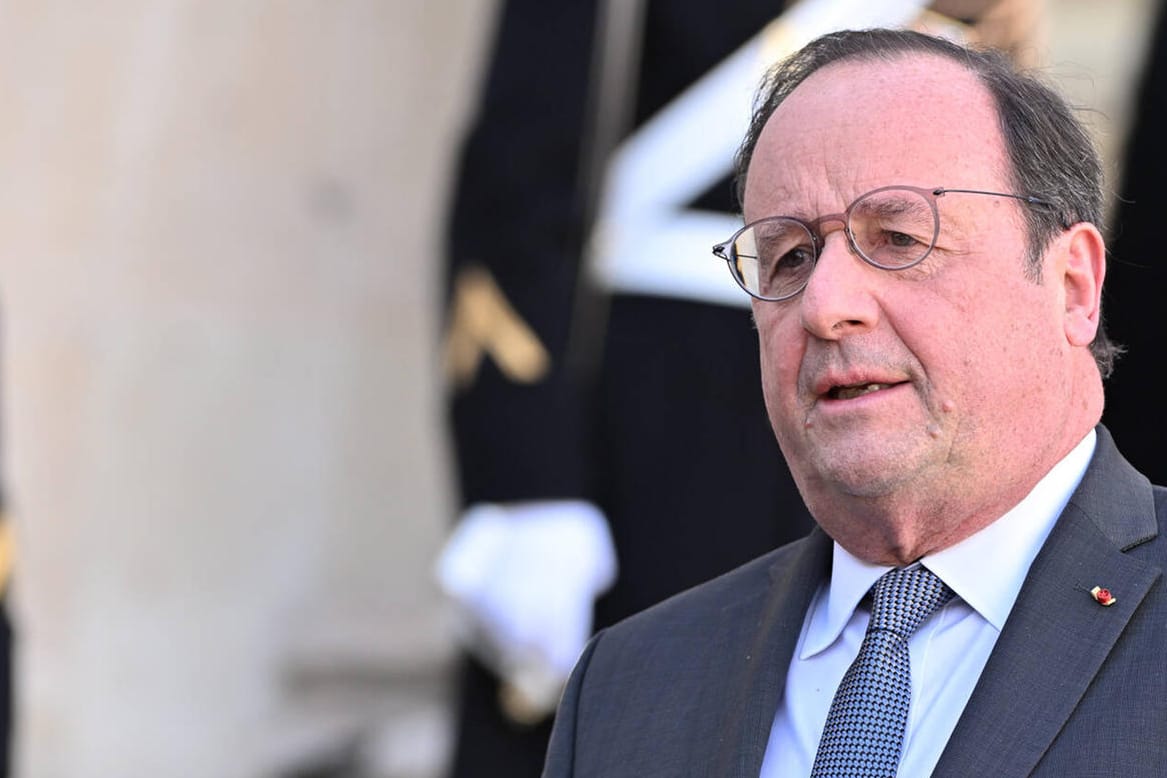 François Hollande: Der Politiker ist das erste Mal verheiratet.