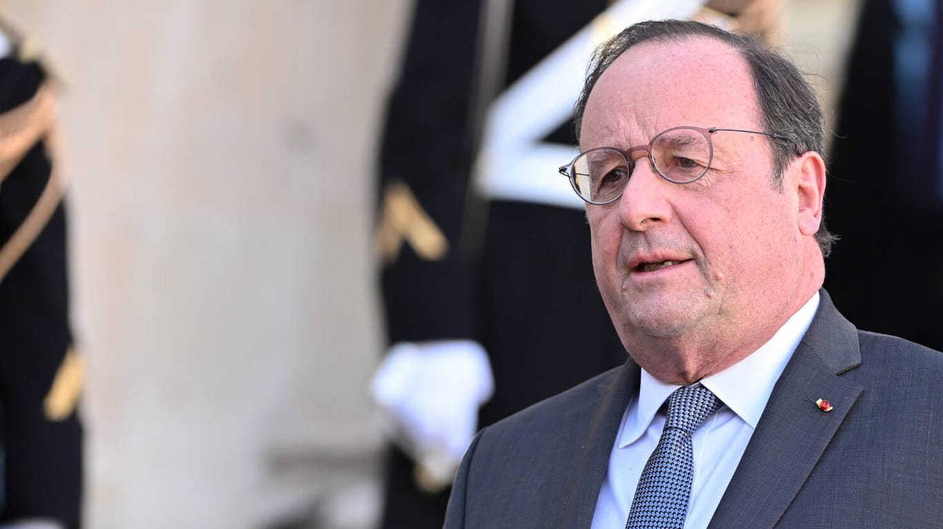 François Hollande: Der Politiker ist das erste Mal verheiratet.