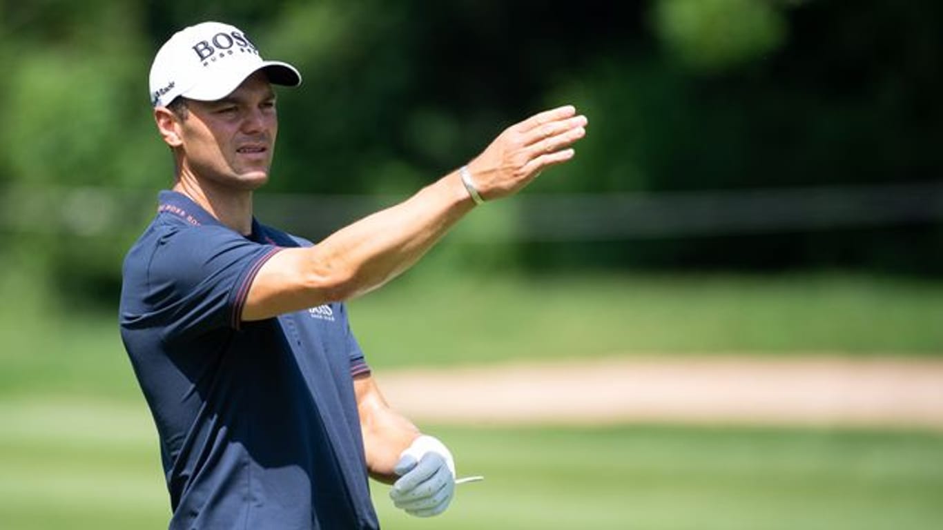 Deutschlands Top-Golfer Martin Kaymer geht beim ersten LIV-Event im Centurion Club im Norden Londons an den Start.