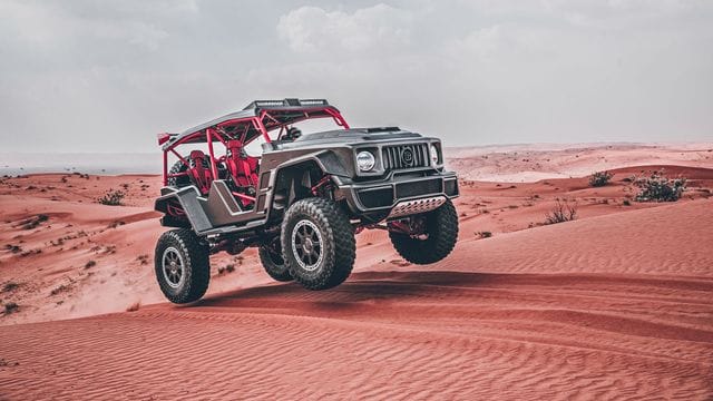 Mit 900 PS und auf Portalachsen unterwegs: Der Brabus Crawler ist definitiv ein brachialer Buggy.