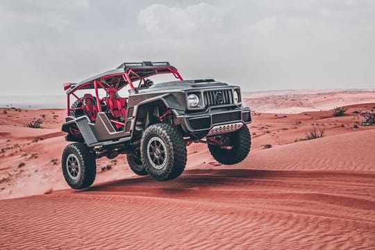 Mit 900 PS und auf Portalachsen unterwegs: Der Brabus Crawler ist definitiv ein brachialer Buggy.