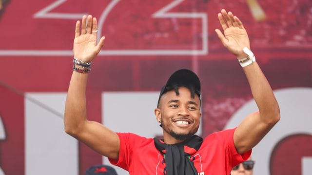 Steht in der Gunst der Bundesliga-Profis ganz oben: Christopher Nkunku. Steht in der Gunst der Bundesliga-Profis ganz oben: Christopher Nkunku.