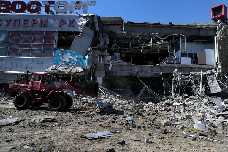 Charkiw: Die Zerstörungen in der Ukraine sind massiv.