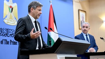 Habeck and Palestinian Prime Minister Mohammed Shtayyeh: An appeal and a dry response.