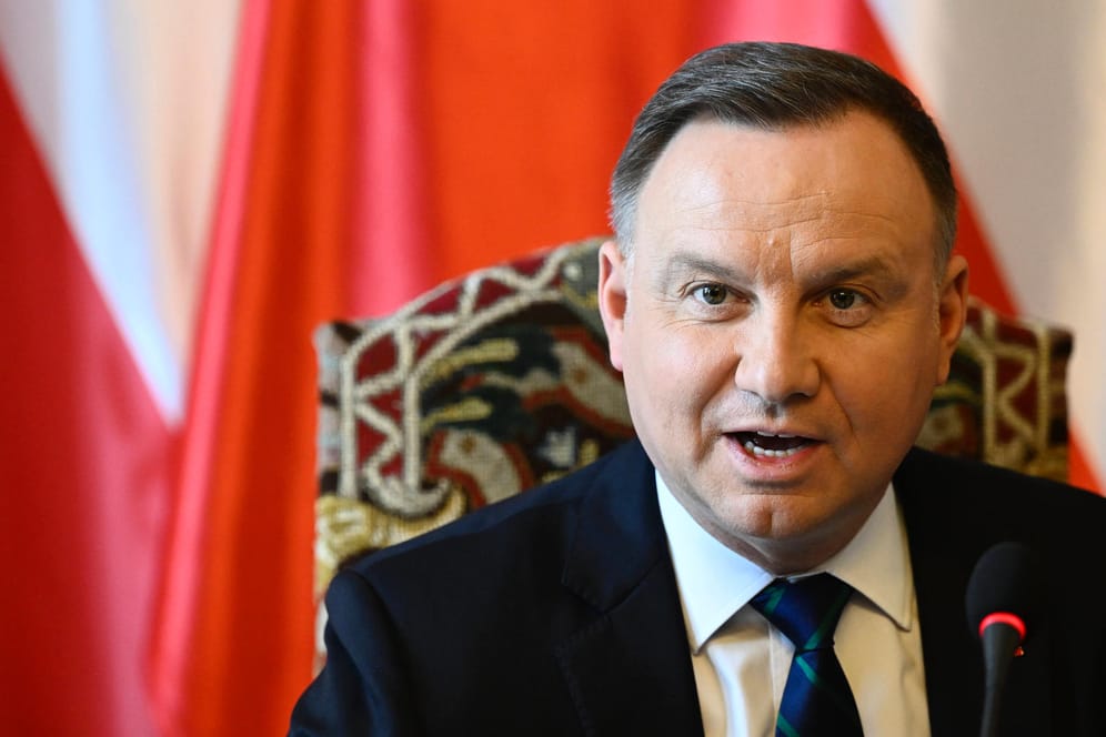 Andrzej Duda: Der polnische Präsident übt Kritik am Verhalten von Scholz und Macron.