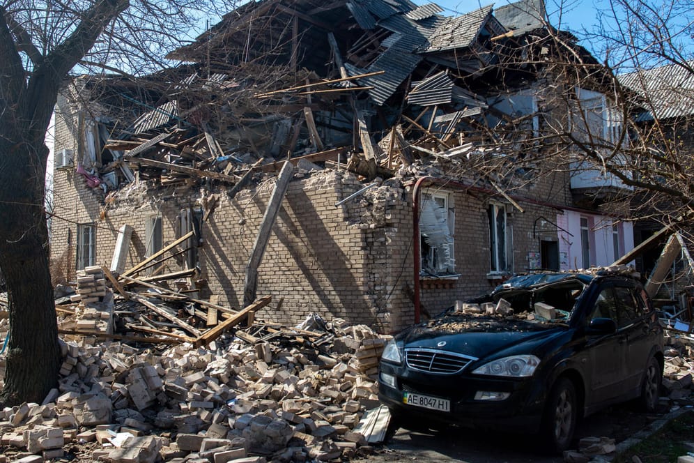 Zerstörung in Sjewjerodonezk: Die Stadt ist größtenteils in russischer Hand.