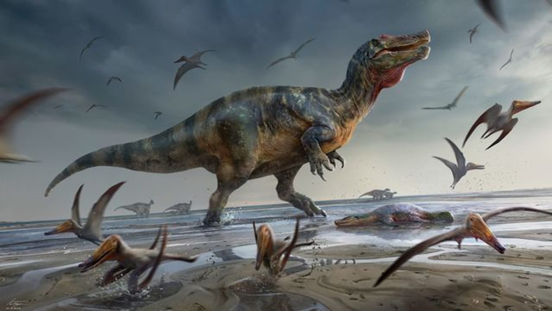 Researchers find giant predatory dinosaurs on the Isle of Wight