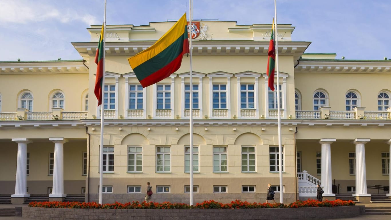 Präsidentenpalast in Vilnius: Ein russischer Abgeordneter hat Litauens Unabhängigkeit infrage gestellt.