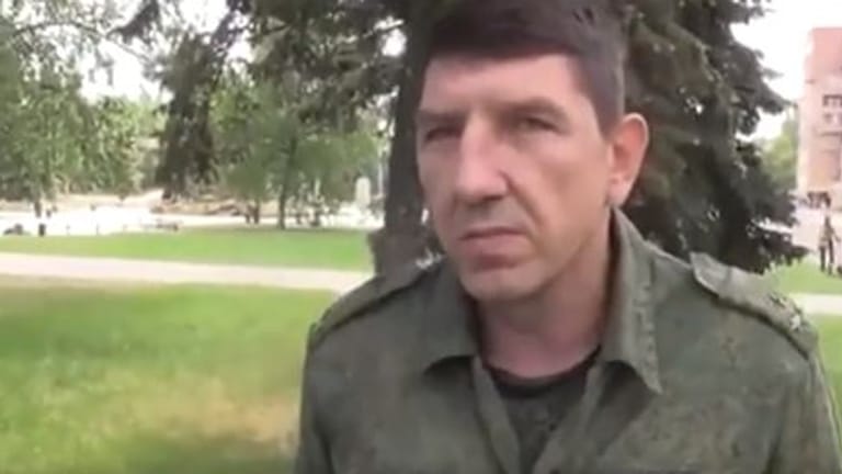 Der russische Kommandeur bei "Russia Today": "Und das erleben wir an der gesamten Front".