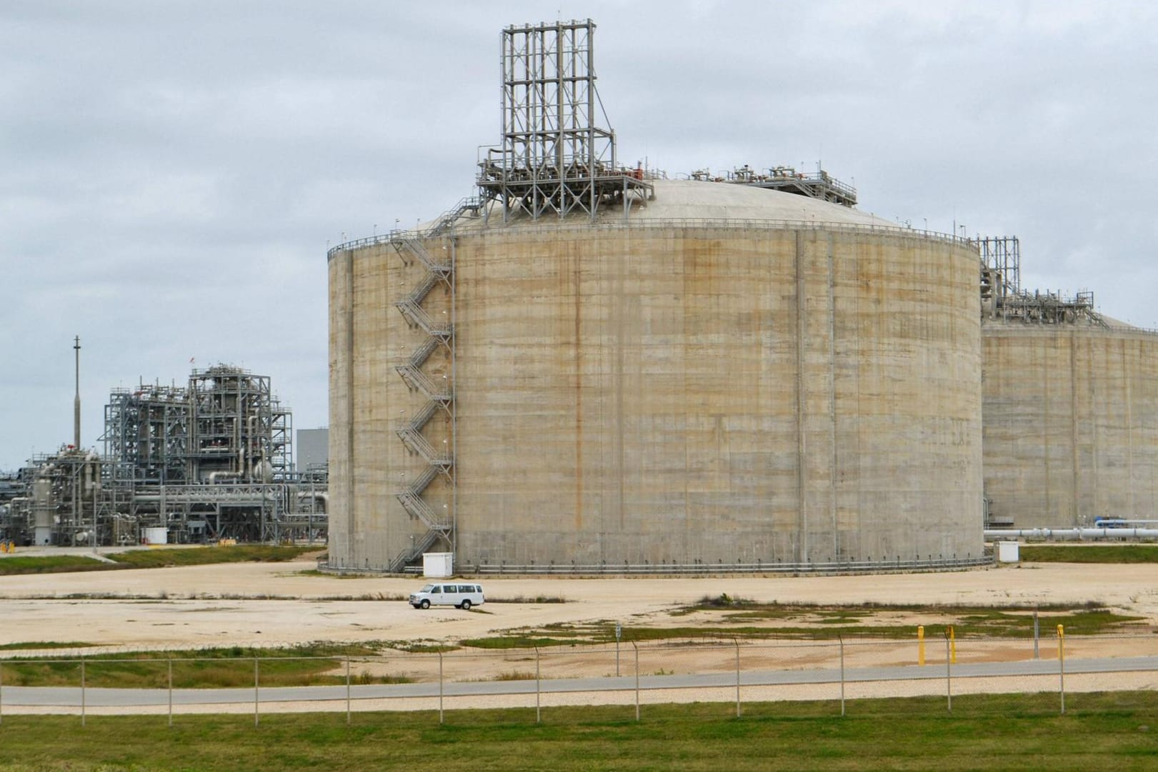 LNG-Anlage im US-amerikanischen Freeport, Texas (Archivbild): Der Ausfall der Verladestation könnte weltweite Folgen haben. LNG-Anlage im US-amerikanischen Freeport, Texas (Archivbild): Der Ausfall der Verladestation könnte weltweite Folgen haben.