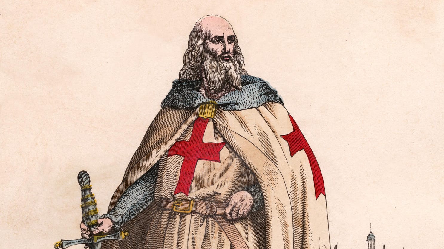 Jacques de Molay: Der letzte Großmeister des Templerordens starb auf dem Scheiterhaufen.