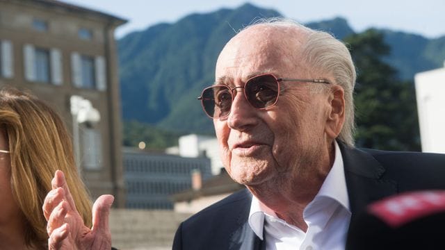 Musste in Bellinzona Rede und Antwort stehen: Joseph Blatter.