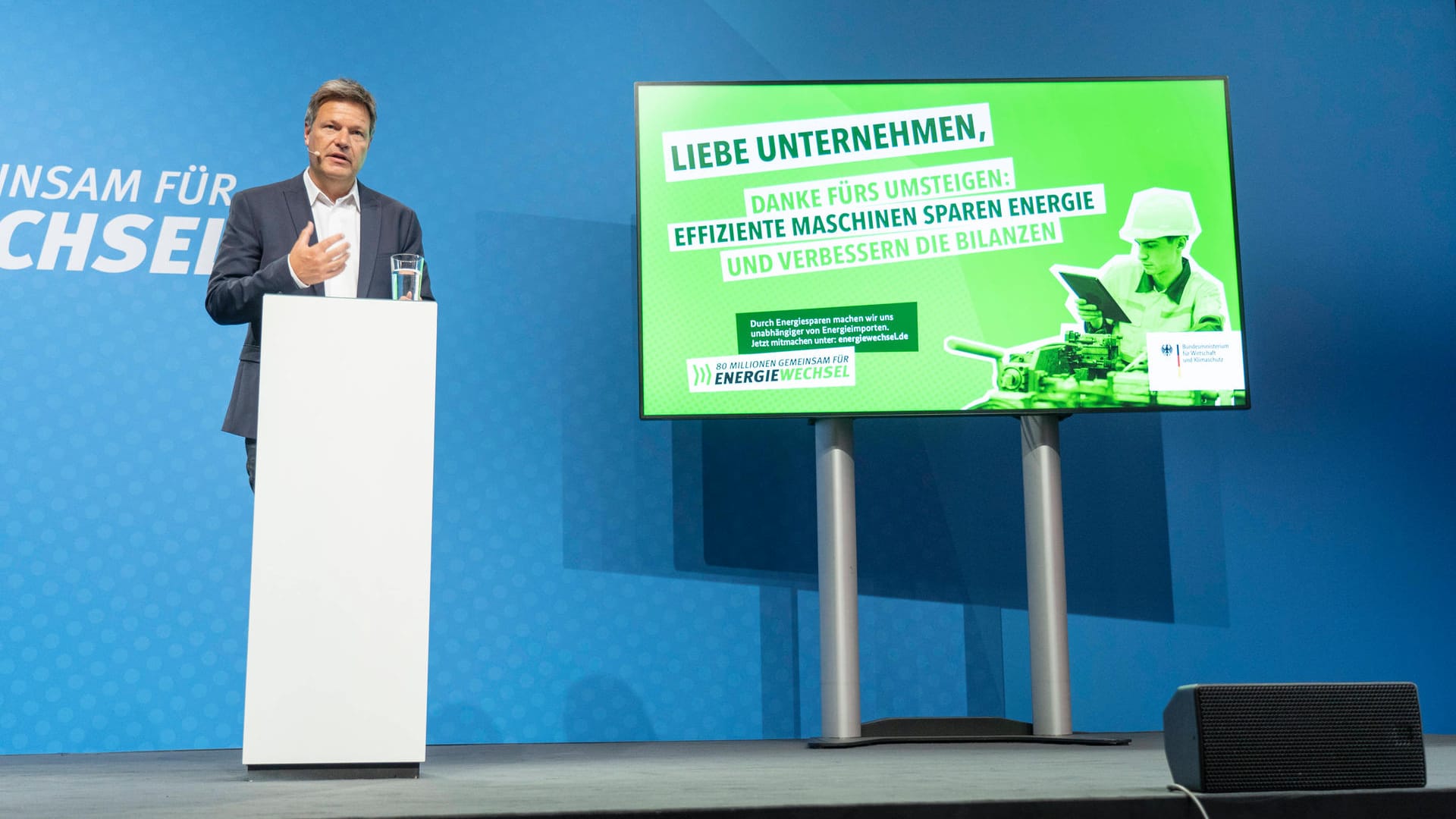 Robert Habeck, Bundeswirtschafts- und Klimaschutzminister: "Wenn viele das machen, bringt das in der Summe wirklich was."