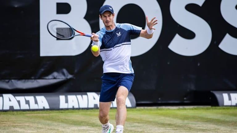 Setzte sich im Viertelfinale von Stuttgart mit 7:6 (7:4), 6:3 gegen den Griechen Stefanos Tsitsipas durch: Der Schotte Andy Murray.